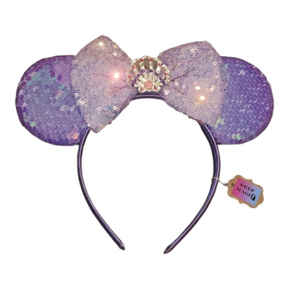 NWT Handmade 'Deep Magic' Mermaid Mouse Ears - Picture 6 of 9